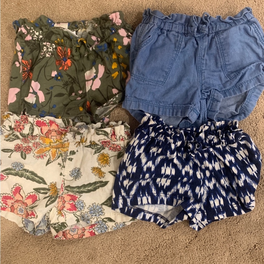 Girls 0-3 old navy shorts